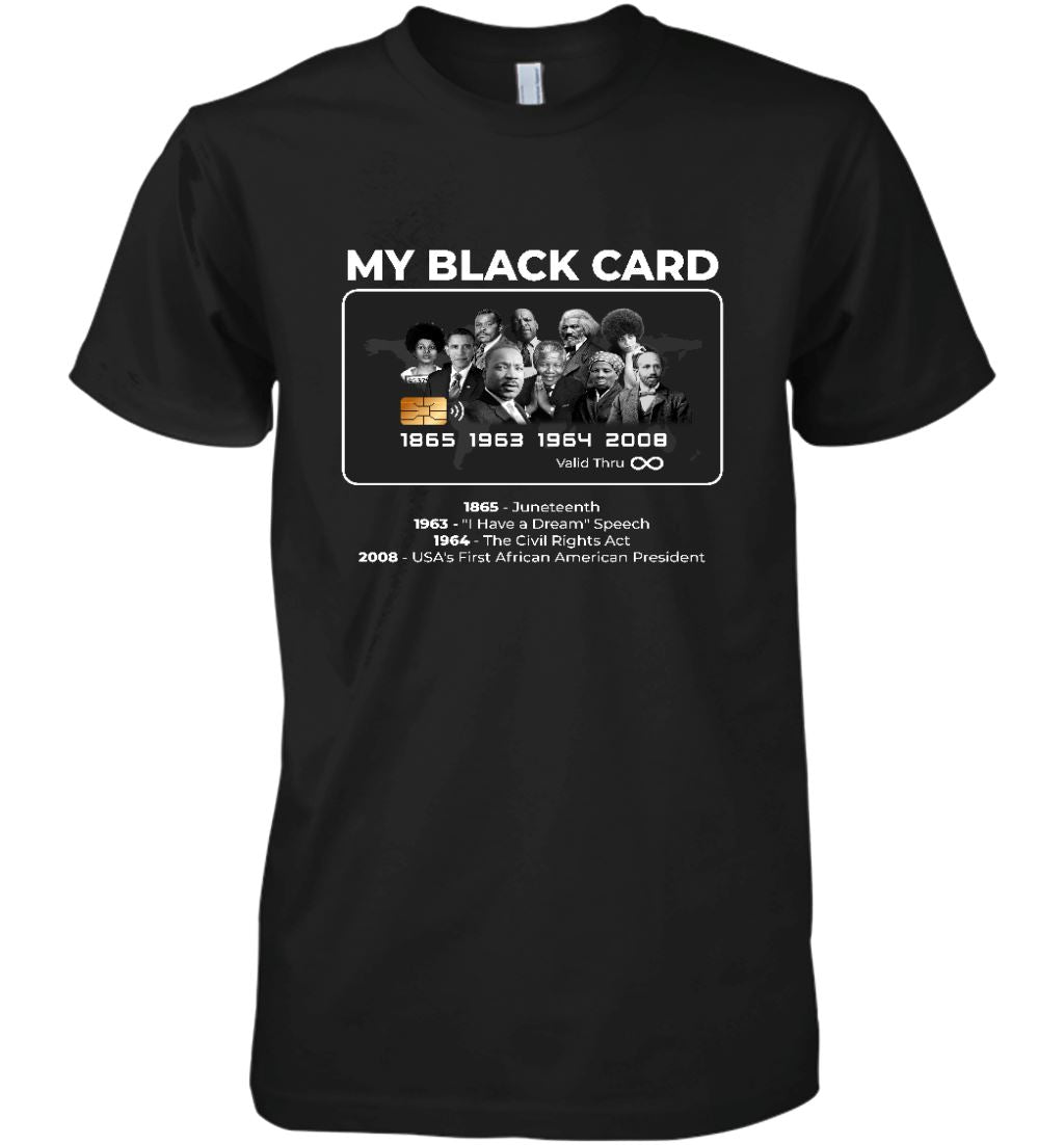 My Black Card T-shirt Apparel Gearment Premium T-Shirt Black XS