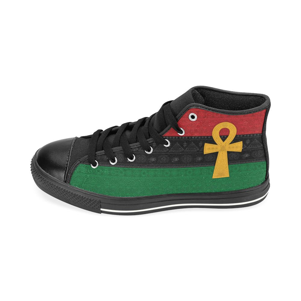 Pan African Ankh Canvas Shoes Canvas Shoes Hosocorp 