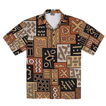 African Pattern Hawaiian Shirt hawaiian shirt Tianci 