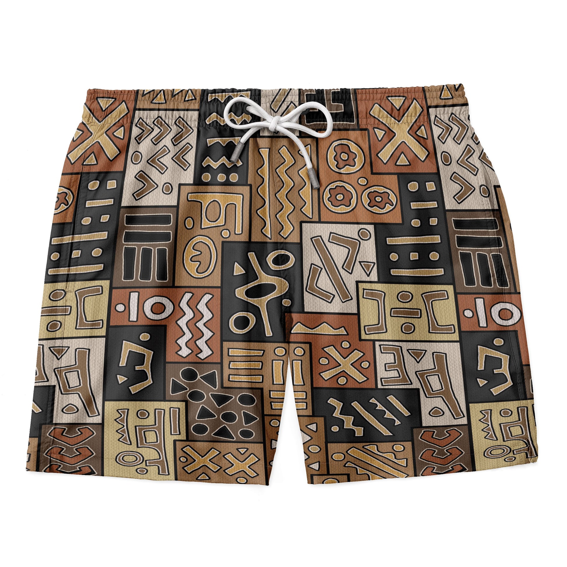 African Pattern Hawaiian Shirt And Shorts Set Hawaiian Shirt And Shorts Set Tianci 