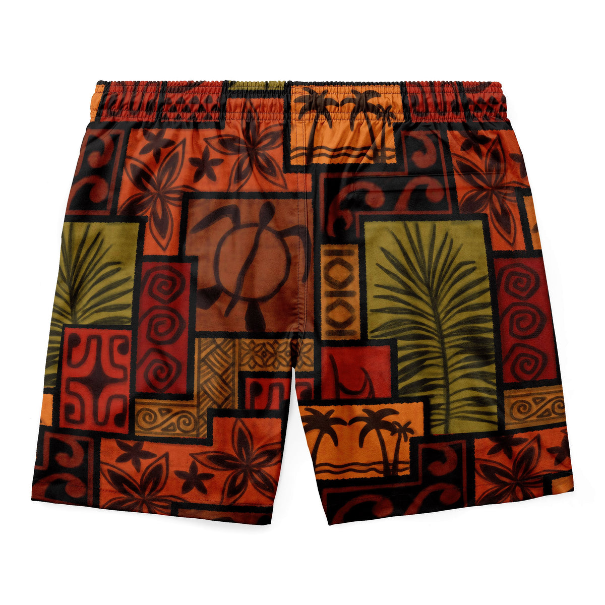 African Symbols Hawaiian Shorts Shorts Tianci 