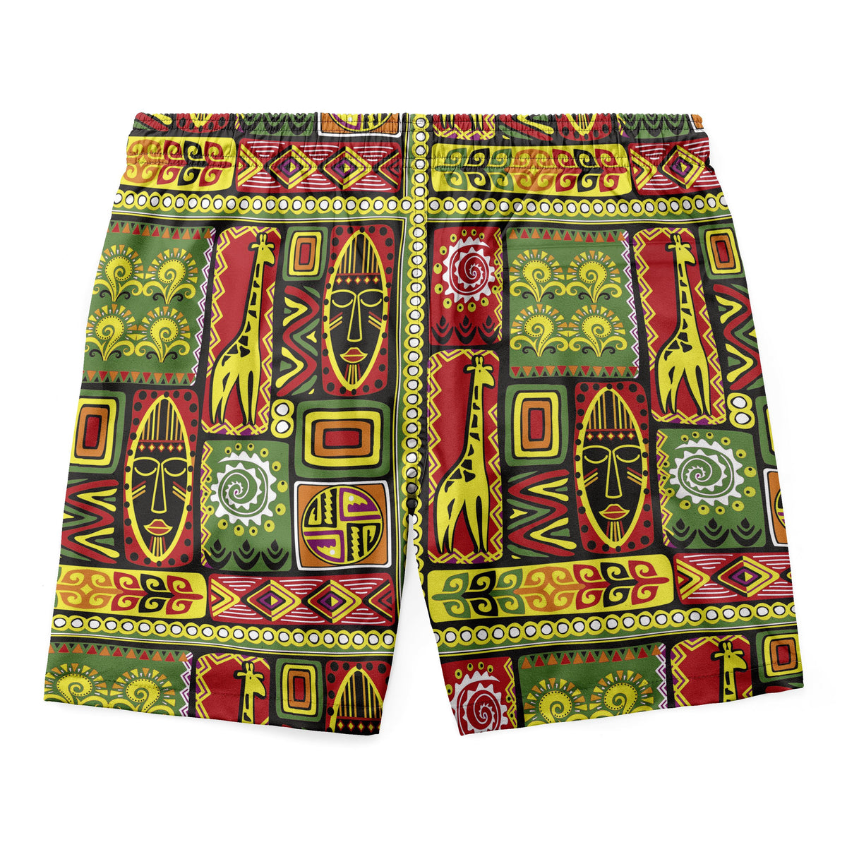 African Tribal Shorts Shorts Tianci 