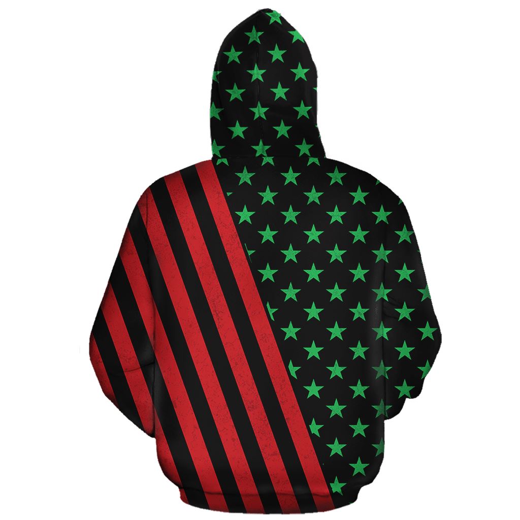 African American Flag All-over Hoodie Hoodie Tianci 