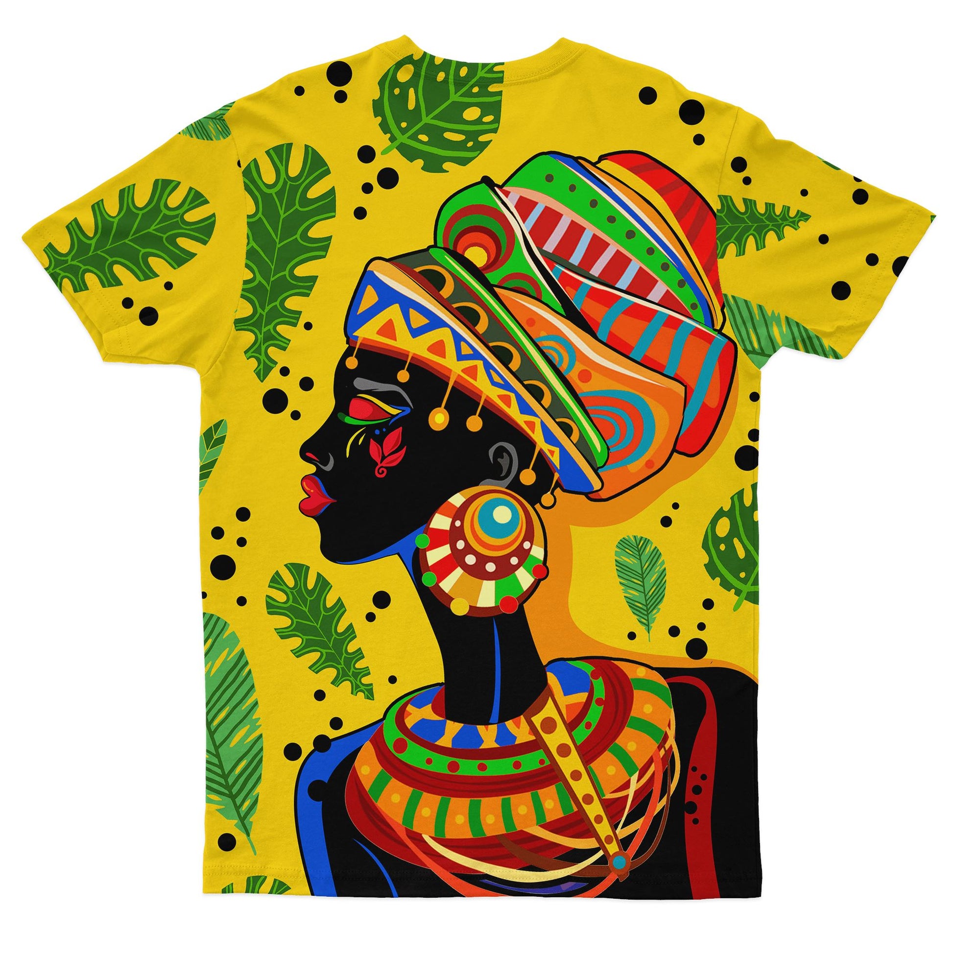 African Art Woman T-shirt AOP Tee Tianci 