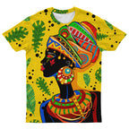 African Art Woman T-shirt AOP Tee Tianci 