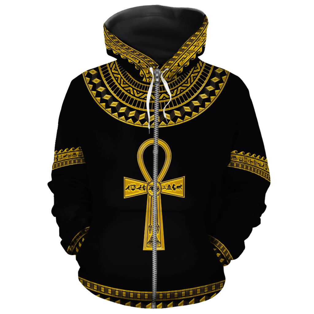 Ankh Egypt 1 All-over Hoodie Hoodie Tianci Zip S 