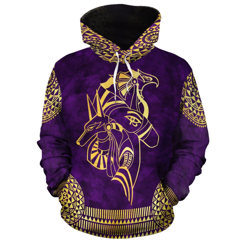 Anubis & Horus 2 All-over Hoodie Hoodie Tianci 