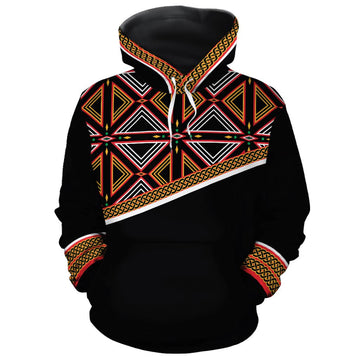 Bamenda African Print All-over Hoodie Hoodie Tianci 
