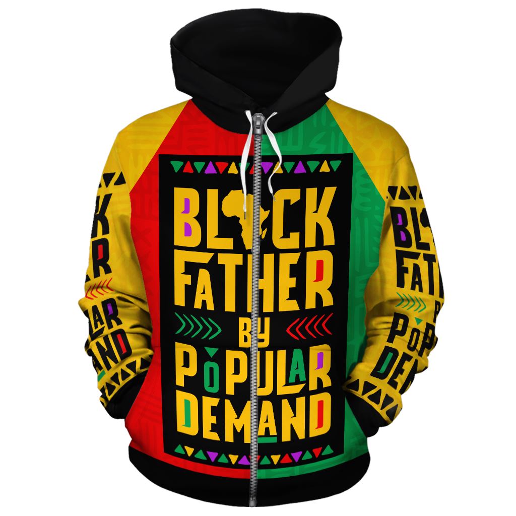 Black Popular Demand All-over Hoodie Hoodie Tianci Zip S 
