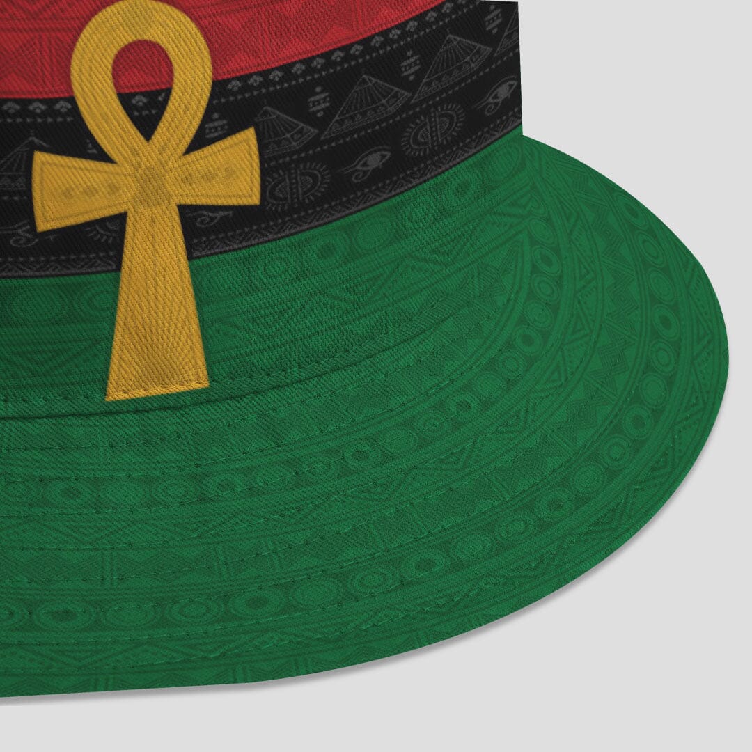 Pan African Ankh Bucket Hat Bucket Hat Tianci 