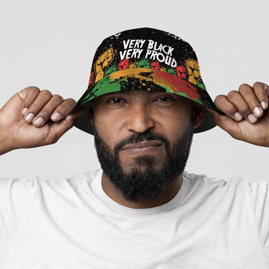 Very Black Very Proud Bucket Hat Bucket Hat Tianci 
