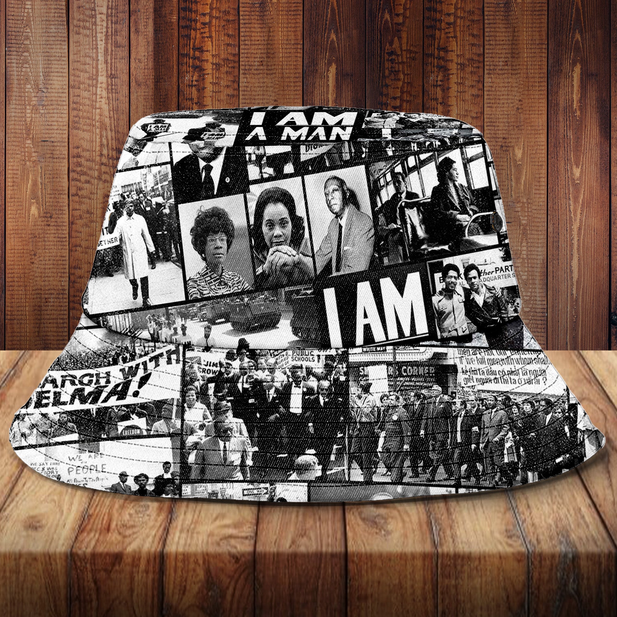 Black Power Images 2 Bucket Hat Bucket Hat Tianci 