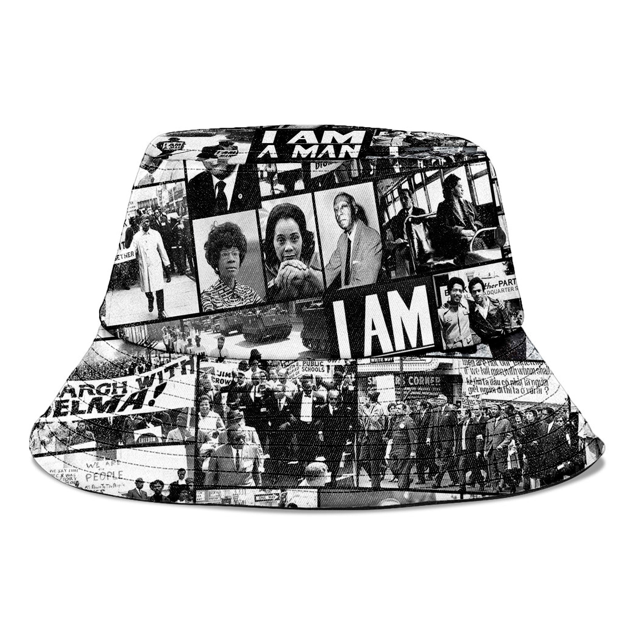 Black Power Images 2 Bucket Hat Bucket Hat Tianci 
