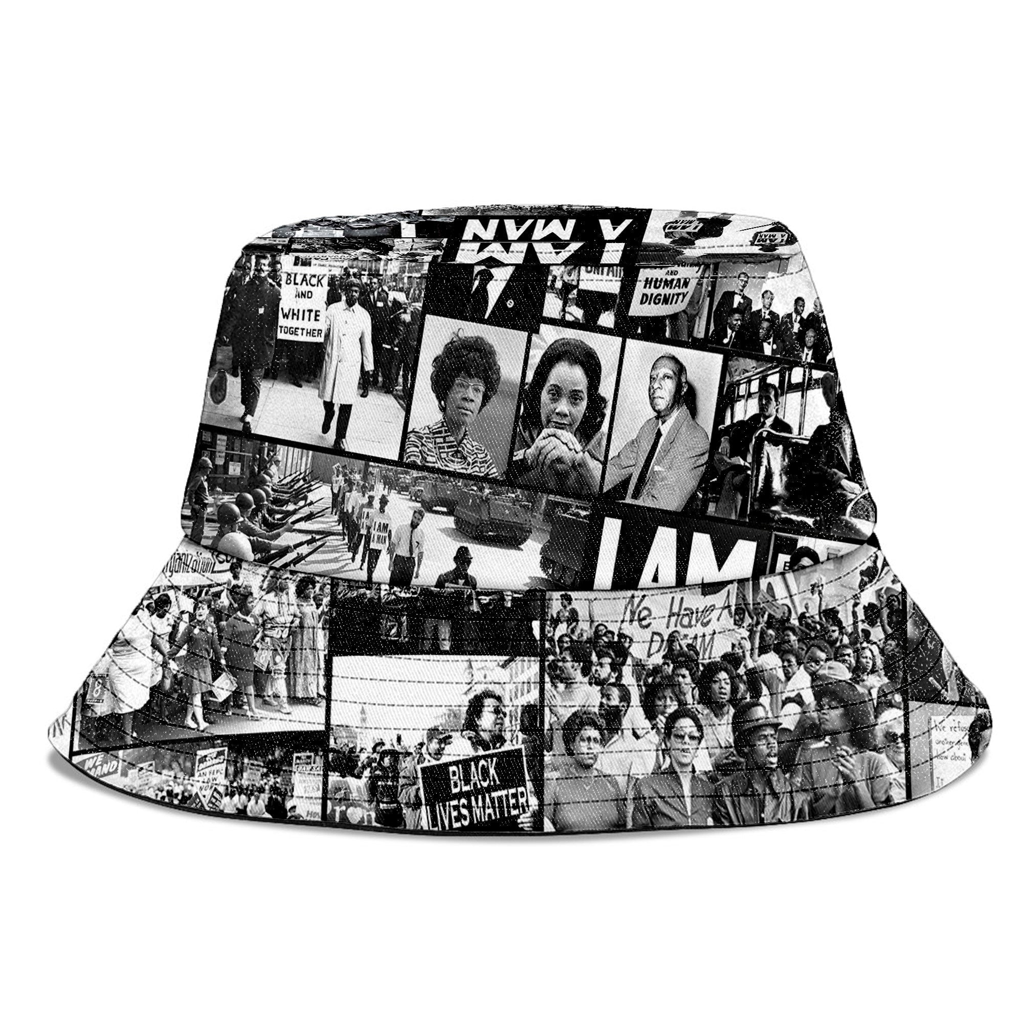 Black Power Images 2 Bucket Hat Bucket Hat Tianci 