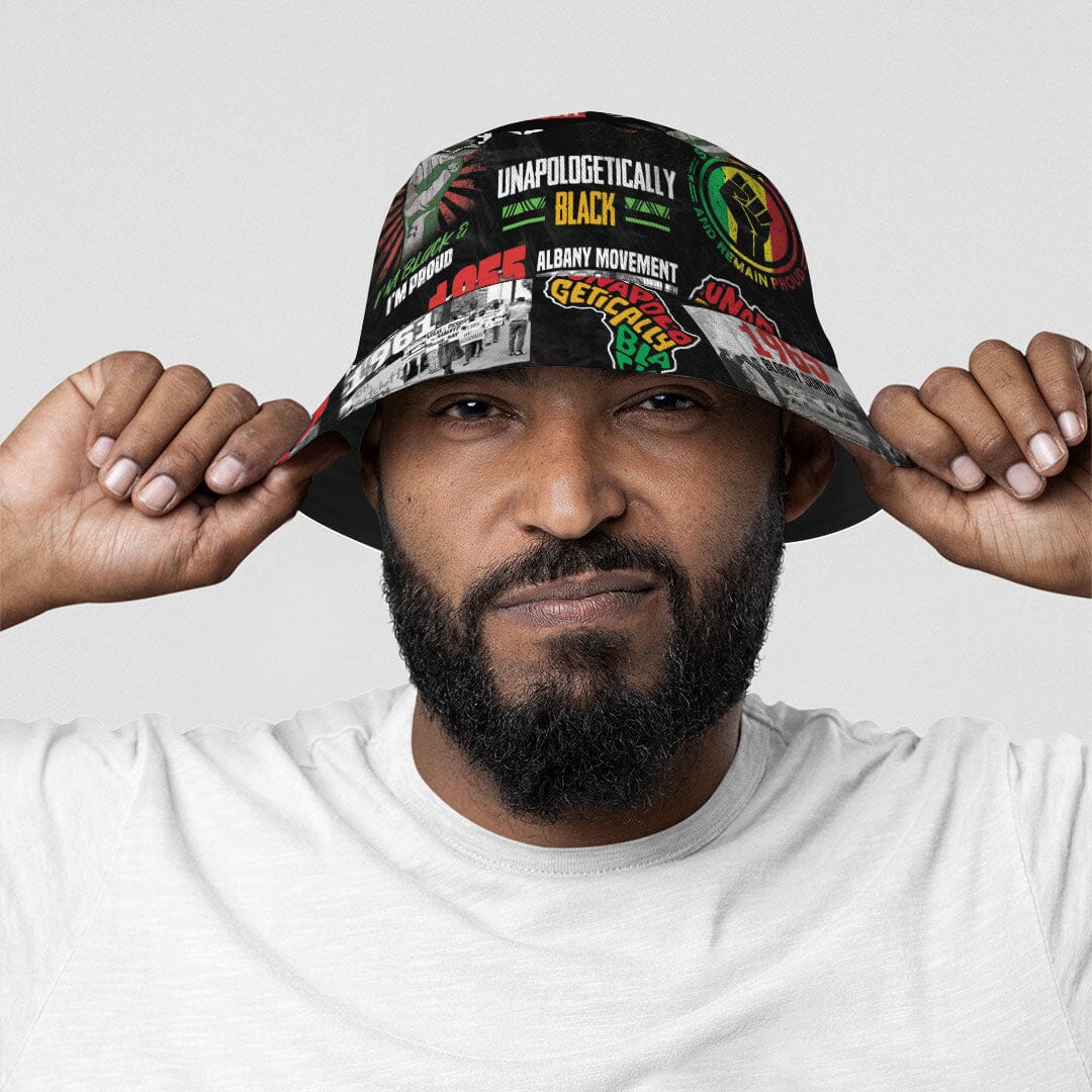 Civil Rights Movement Poster Art Bucket Hat Bucket Hat Tianci 