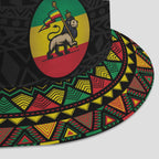 Rasta Lion Bucket Hat Bucket Hat Tianci 