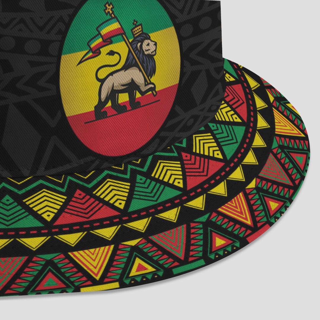 Rasta Lion Bucket Hat Bucket Hat Tianci 