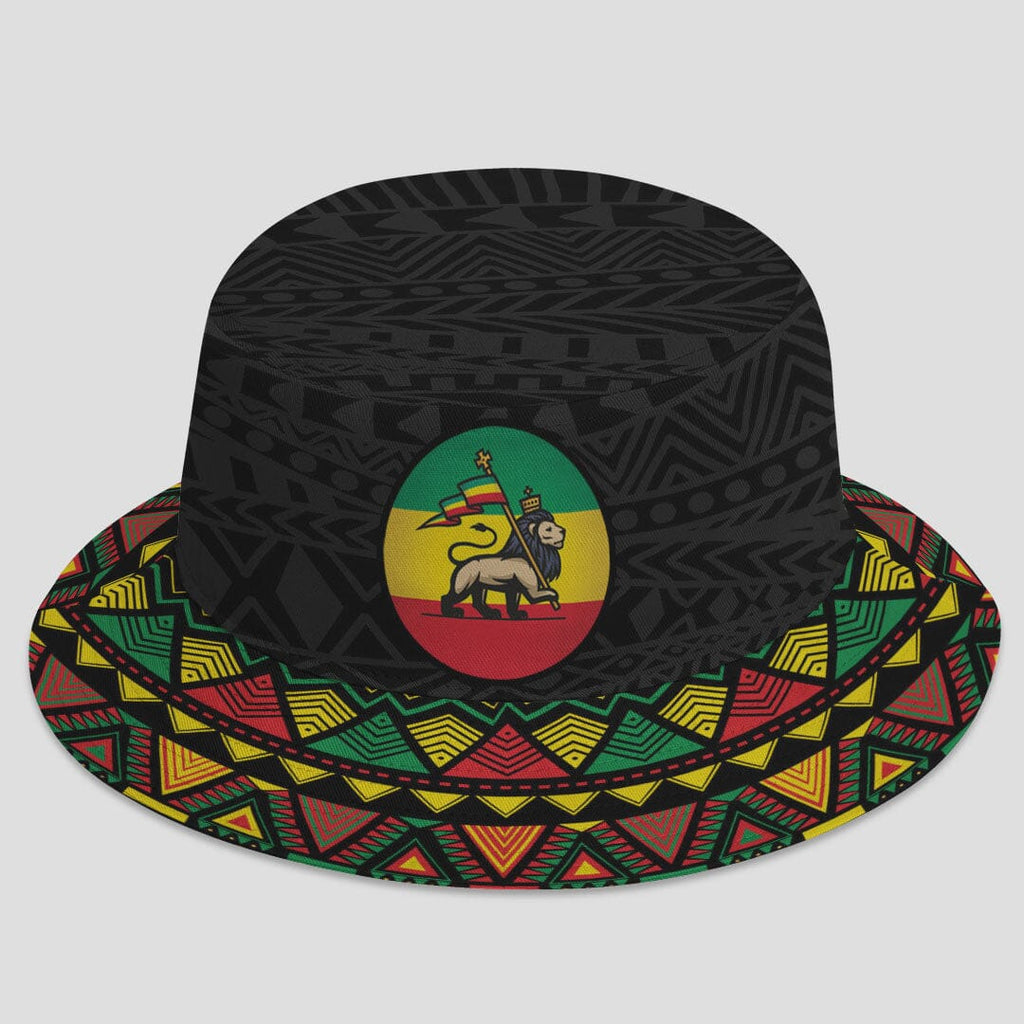 Rasta Lion Bucket Hat Bucket Hat Tianci 
