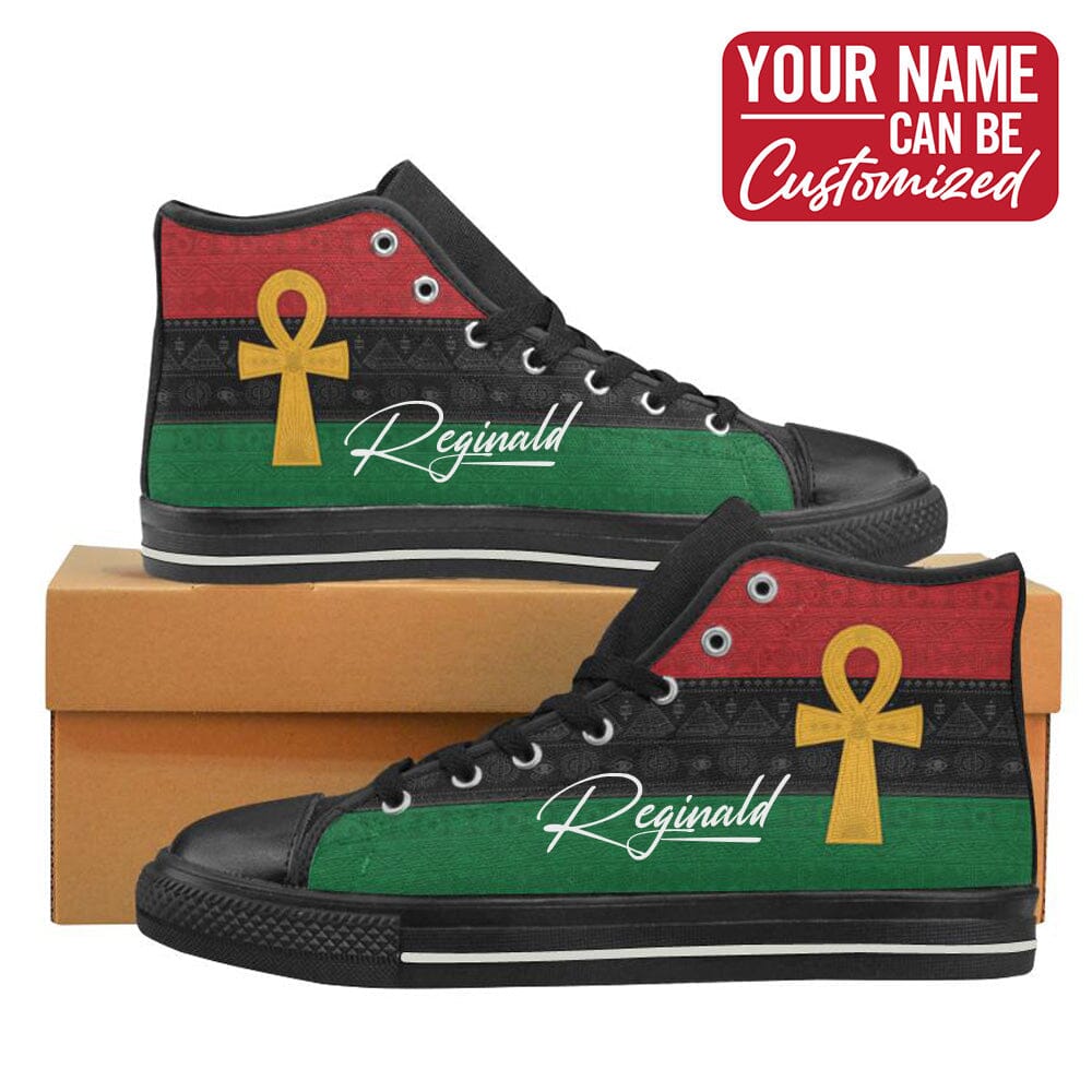 Pan African Ankh Canvas Shoes Canvas Shoes Hosocorp 