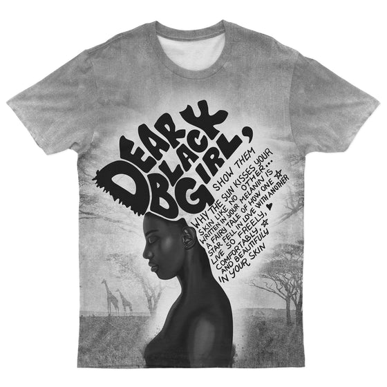 Dear Black Girl T-shirt AOP Tee Tianci 