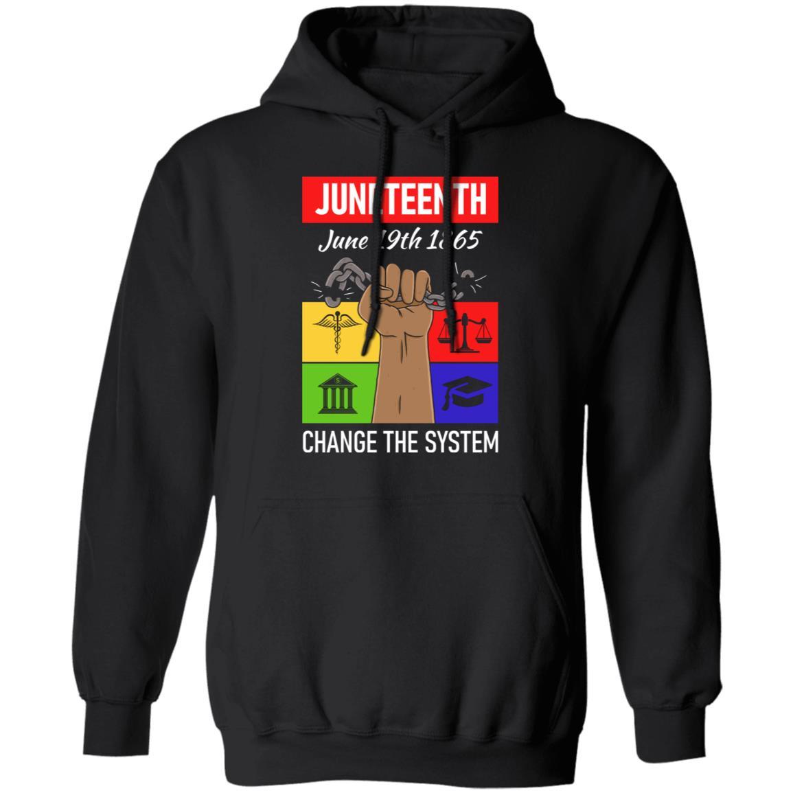 Juneteenth Justice T-Shirt & Hoodie Apparel CustomCat Unisex Hoodie Black S