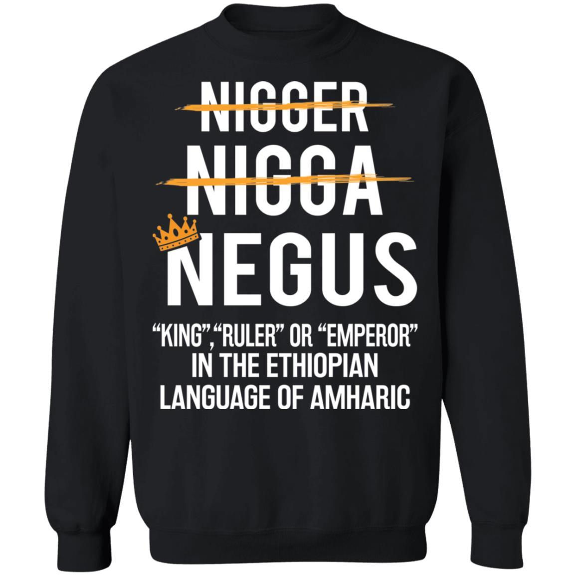 Negus Apparel CustomCat Crewneck Sweatshirt Black S