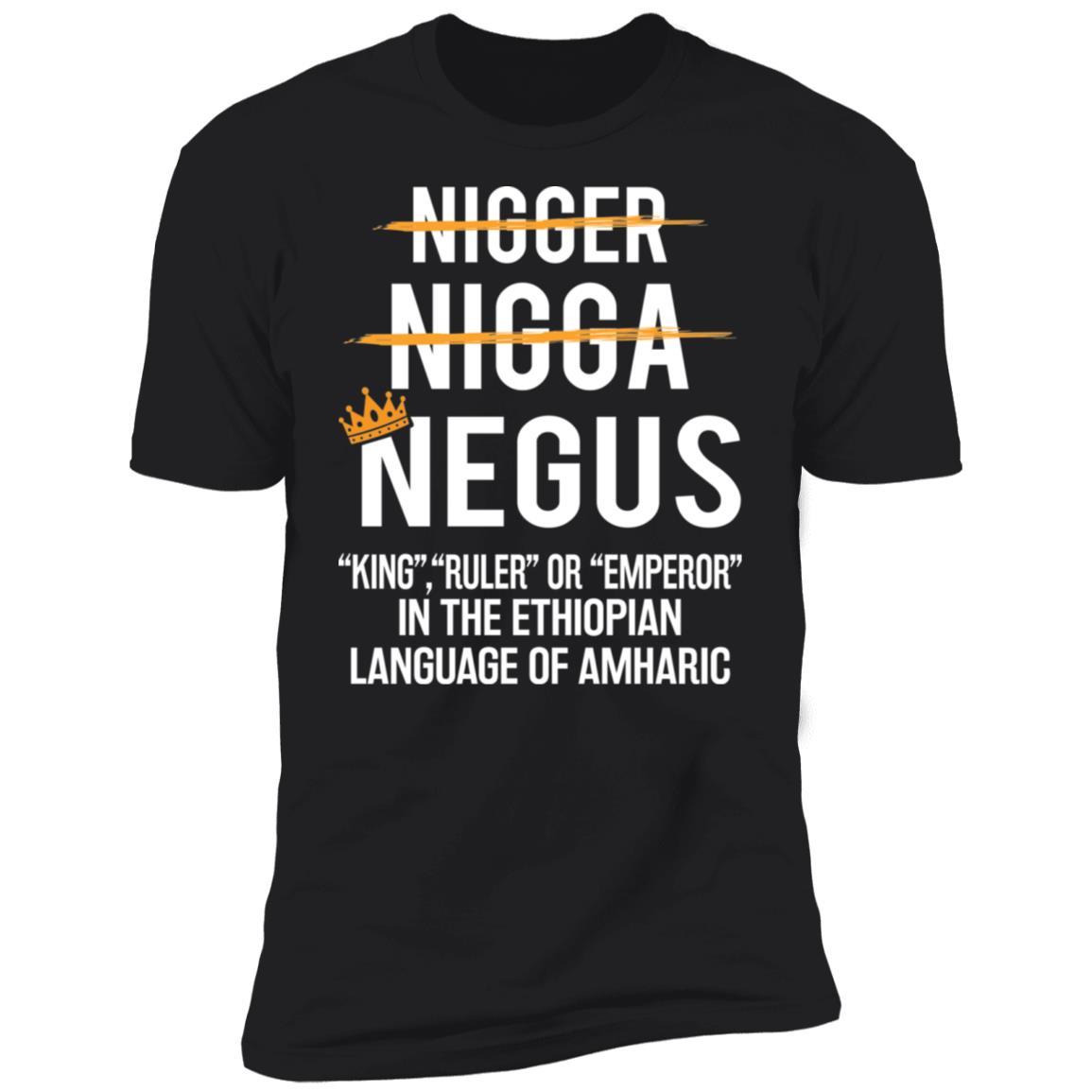 Negus Apparel CustomCat Premium T-shirt Black X-Small