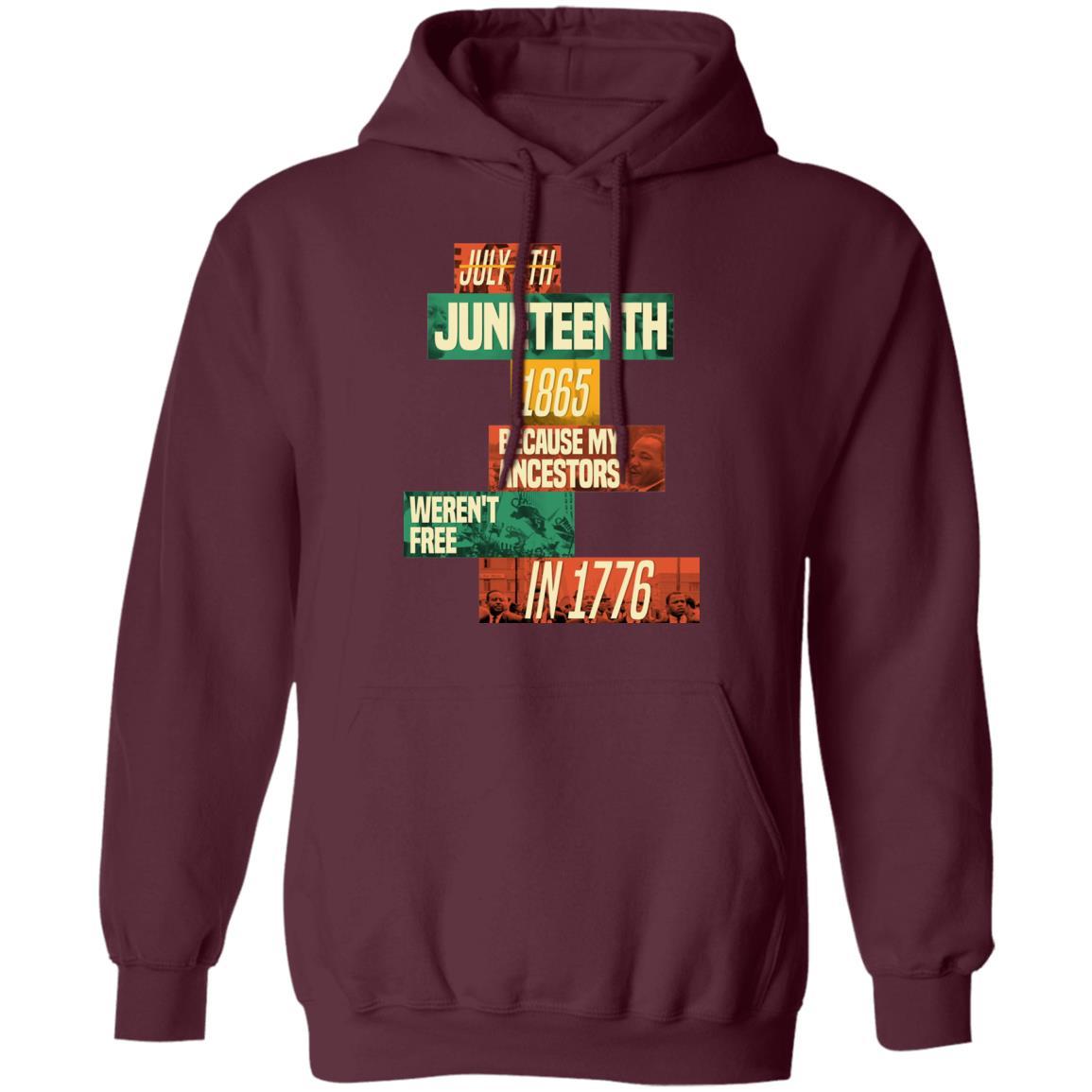 The Real Independence Day T-Shirt & Hoodie Apparel CustomCat Unisex Hoodie Maroon S