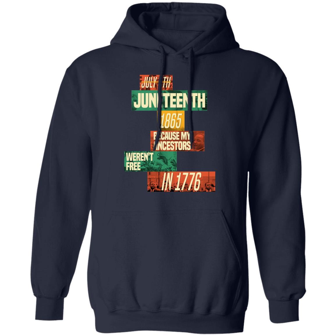 The Real Independence Day T-Shirt & Hoodie Apparel CustomCat Unisex Hoodie Navy S