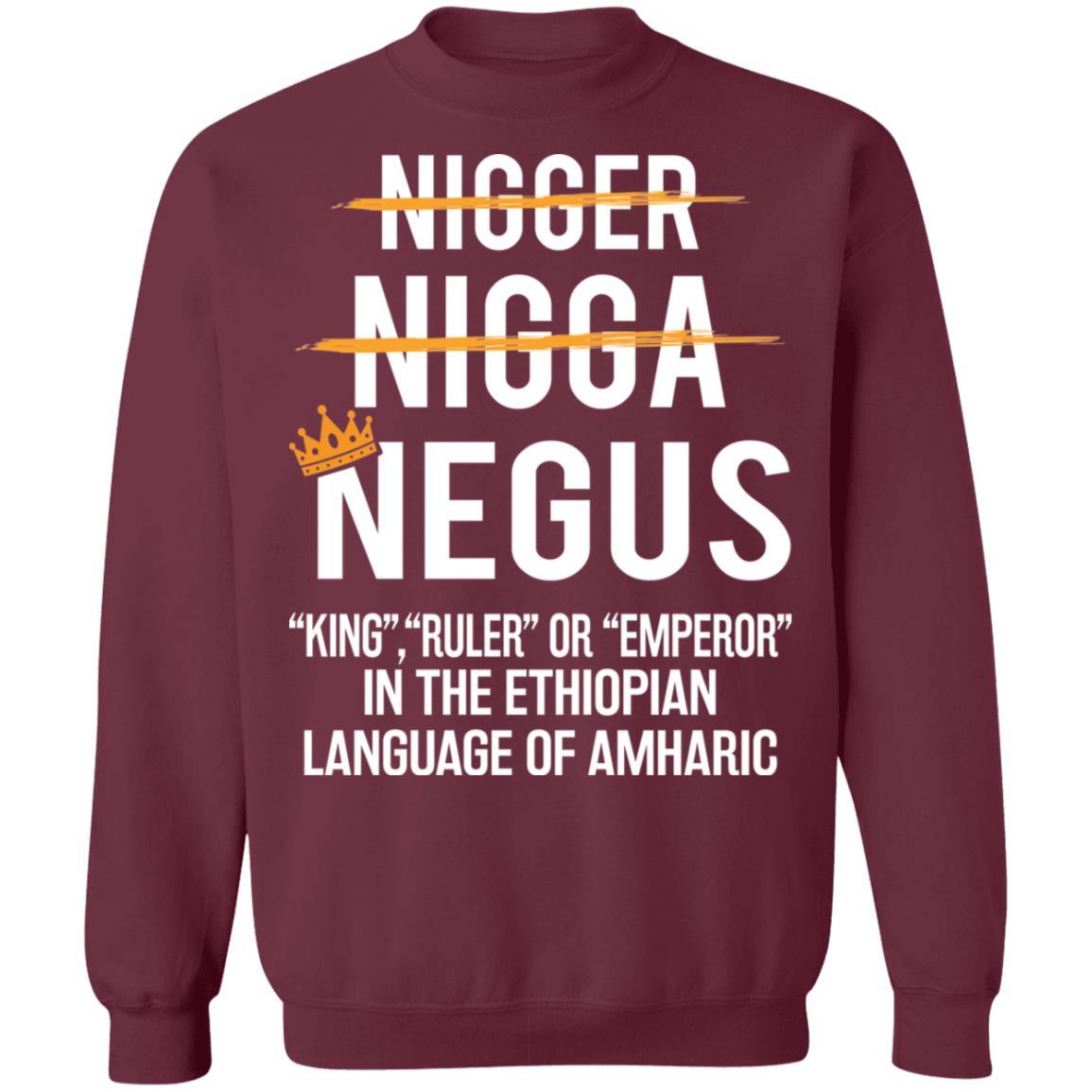 Negus Apparel CustomCat Crewneck Sweatshirt Maroon S