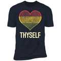 Love Thyself 2 Apparel CustomCat Premium T-shirt Navy X-Small