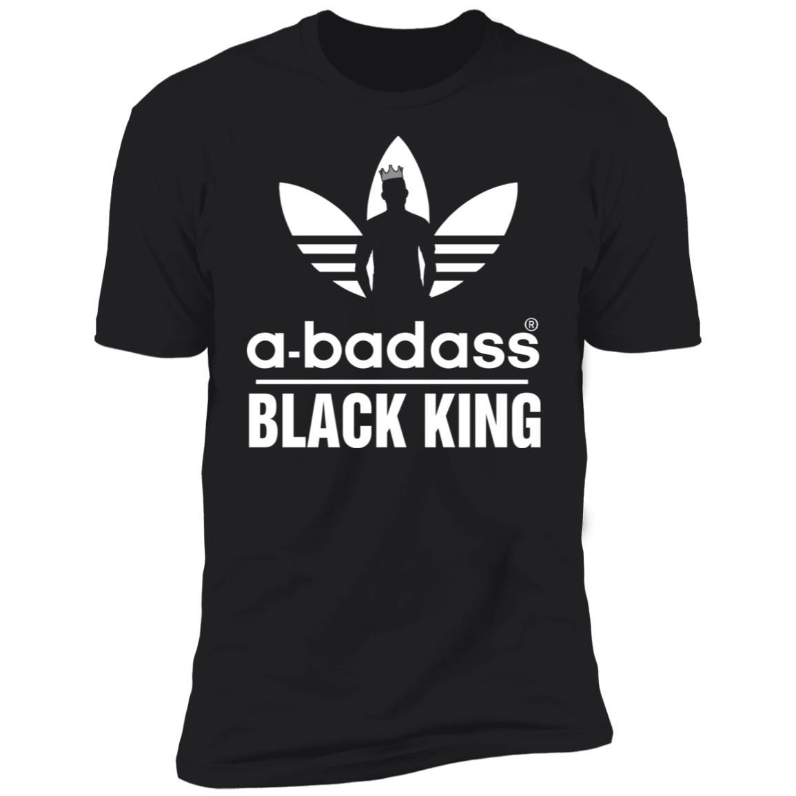 A Badass Black King Apparel CustomCat Premium T-shirt Black X-Small