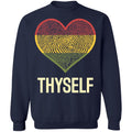 Love Thyself 2 Apparel CustomCat Crewneck Sweatshirt Navy S