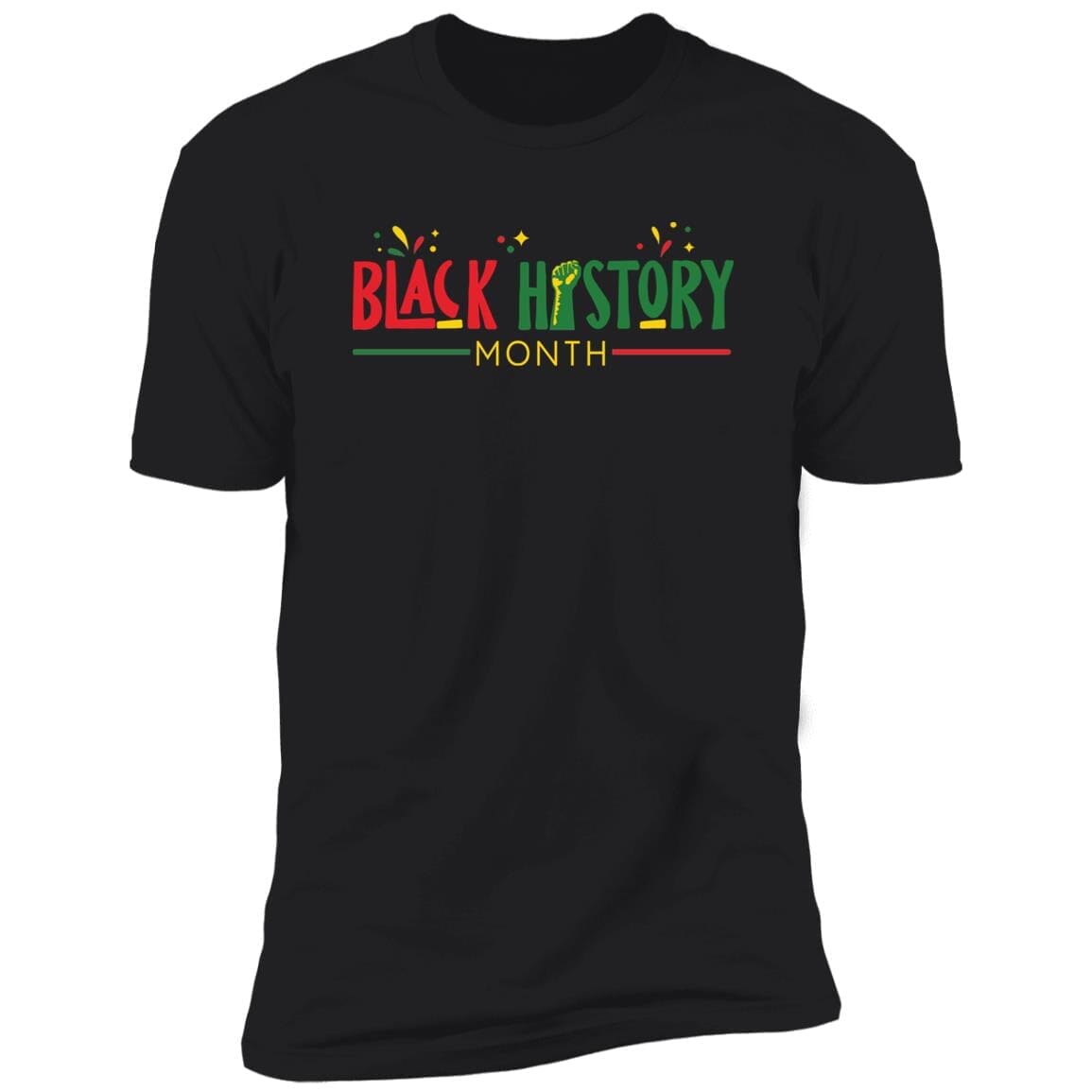 Black History Month T-shirt Apparel Gearment Premium T-Shirt Black S
