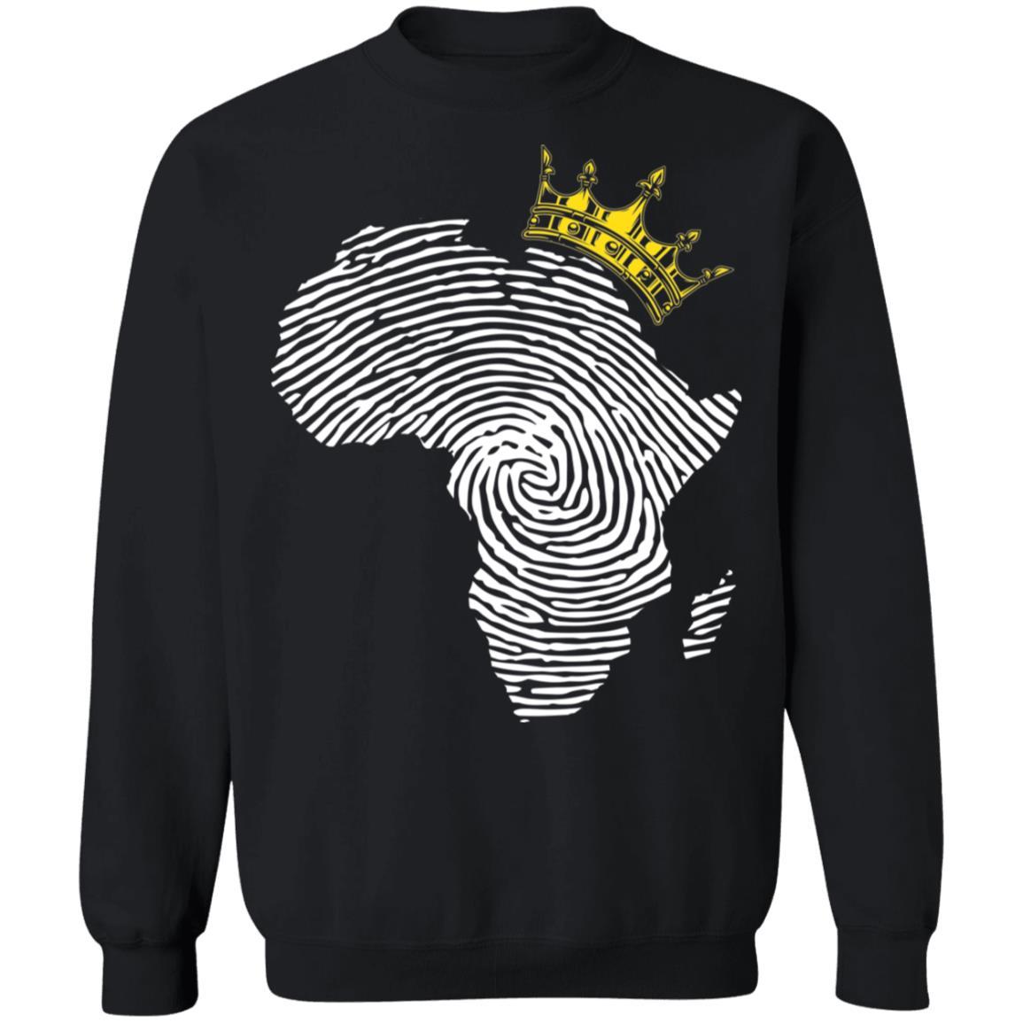 DNA Crown Apparel CustomCat Crewneck Sweatshirt Black S