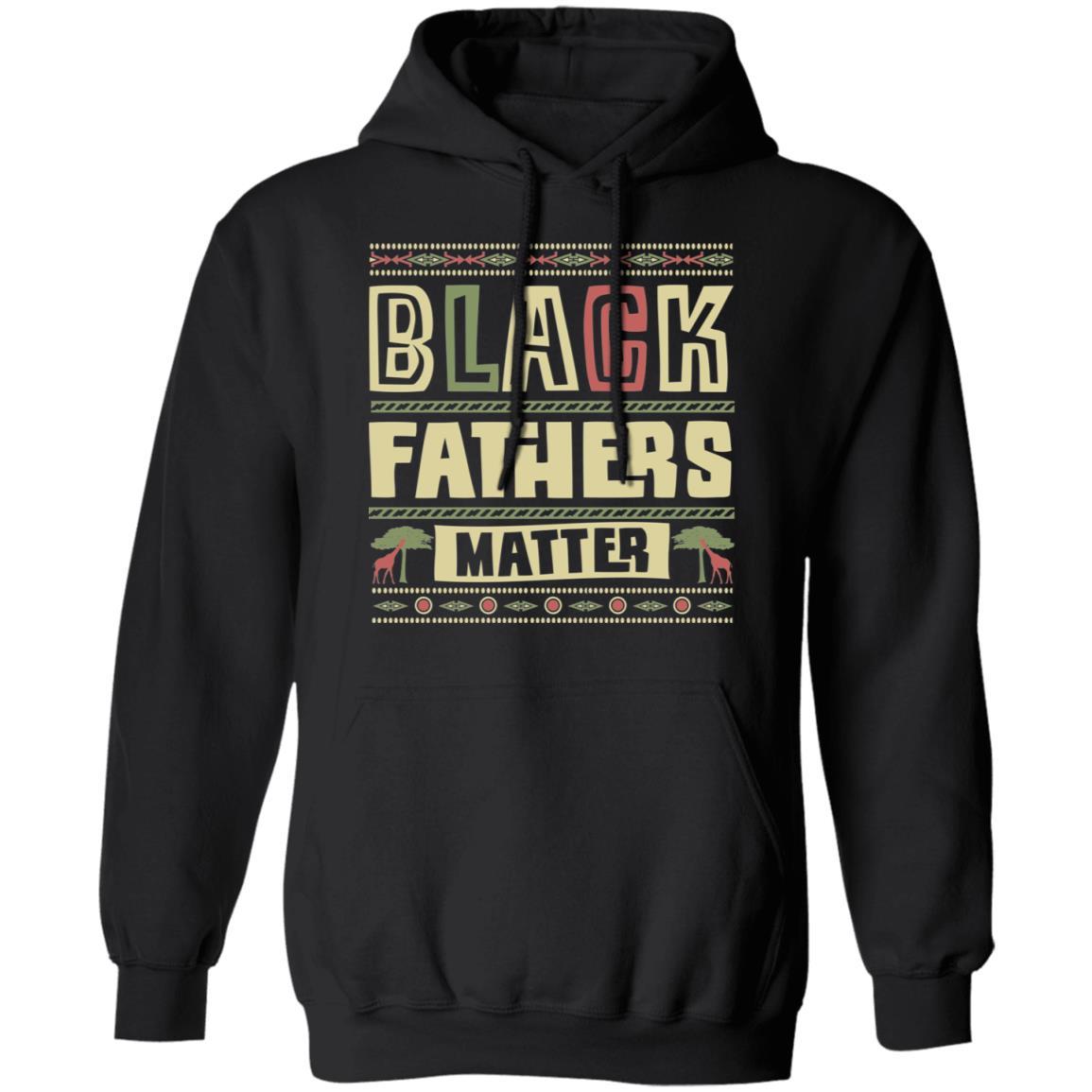 Black Fathers Matter Apparel CustomCat Unisex Hoodie Black S