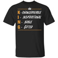 KING T-shirt Apparel CustomCat Uniex Tee Black S