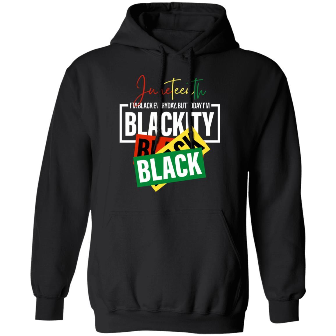 13.05 - MNF - Blackity Black Black T-Shirt 2D Apparel CustomCat Unisex Hoodie Black S