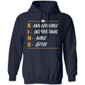 KING T-shirt Apparel CustomCat Unisex Hoodie Navy S