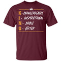 KING T-shirt Apparel CustomCat Uniex Tee Maroon S