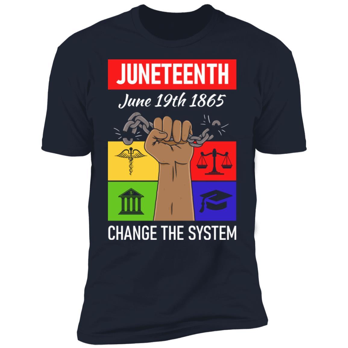 Juneteenth Justice T-Shirt & Hoodie Apparel CustomCat Premium T-shirt Navy X-Small
