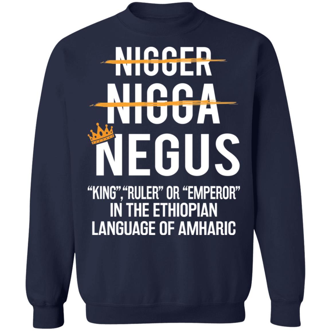 Negus Apparel CustomCat Crewneck Sweatshirt Navy S