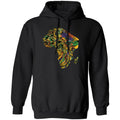 Lion African Pattern Apparel CustomCat Unisex Hoodie Black S