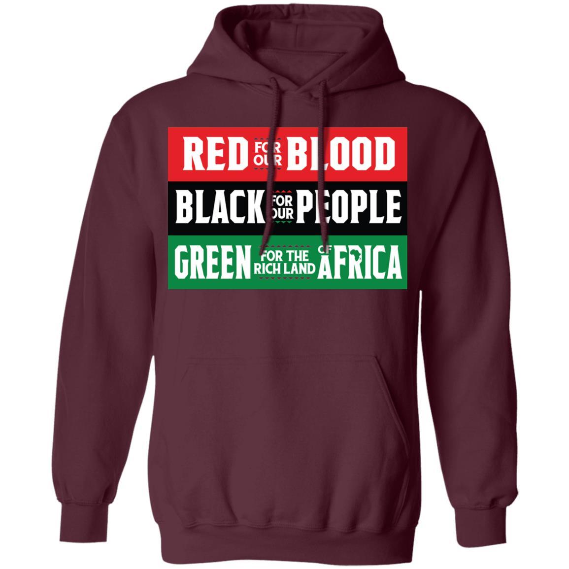 Black green red store shirt