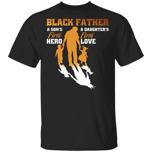 Black Father T-Shirt & Hoodie Apparel CustomCat Unisex T-Shirt Black S