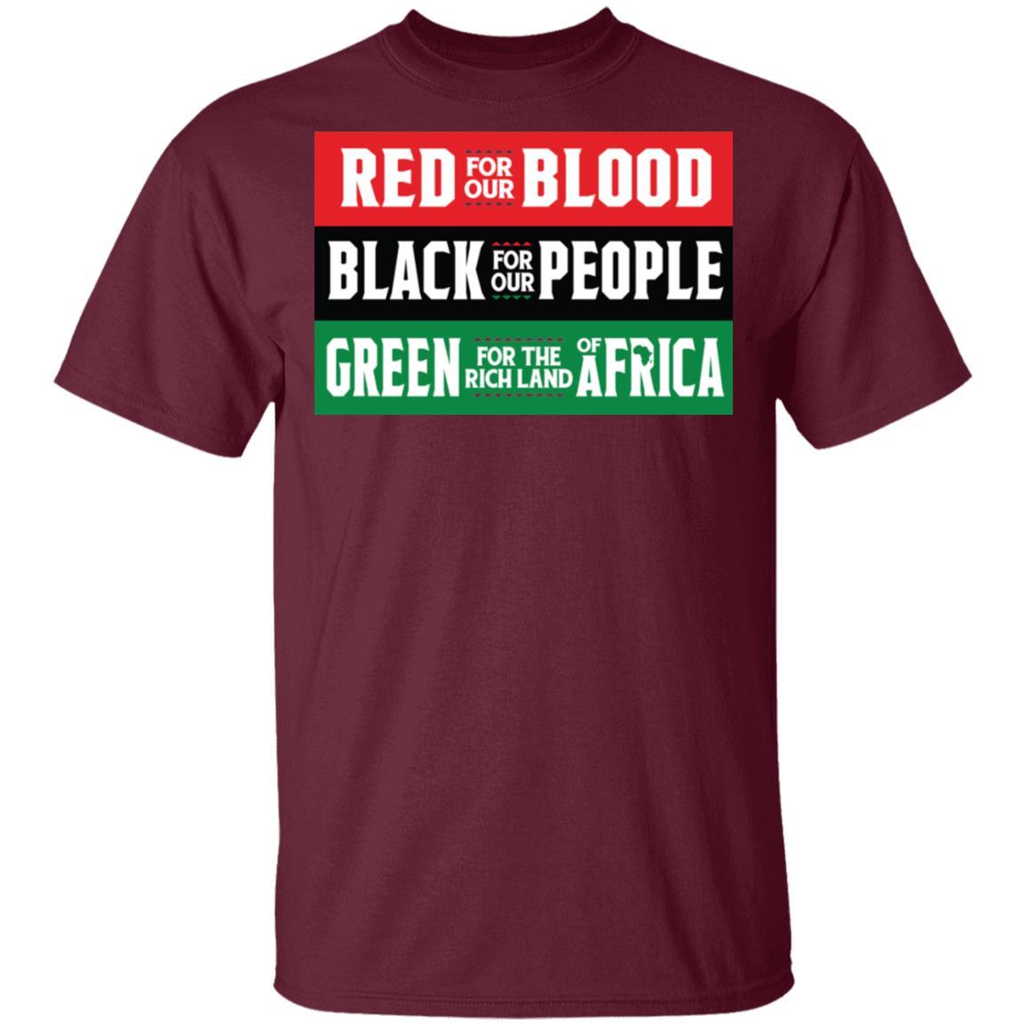 Red green and black clearance shirt