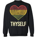 Love Thyself 2 Apparel CustomCat Crewneck Sweatshirt Black S