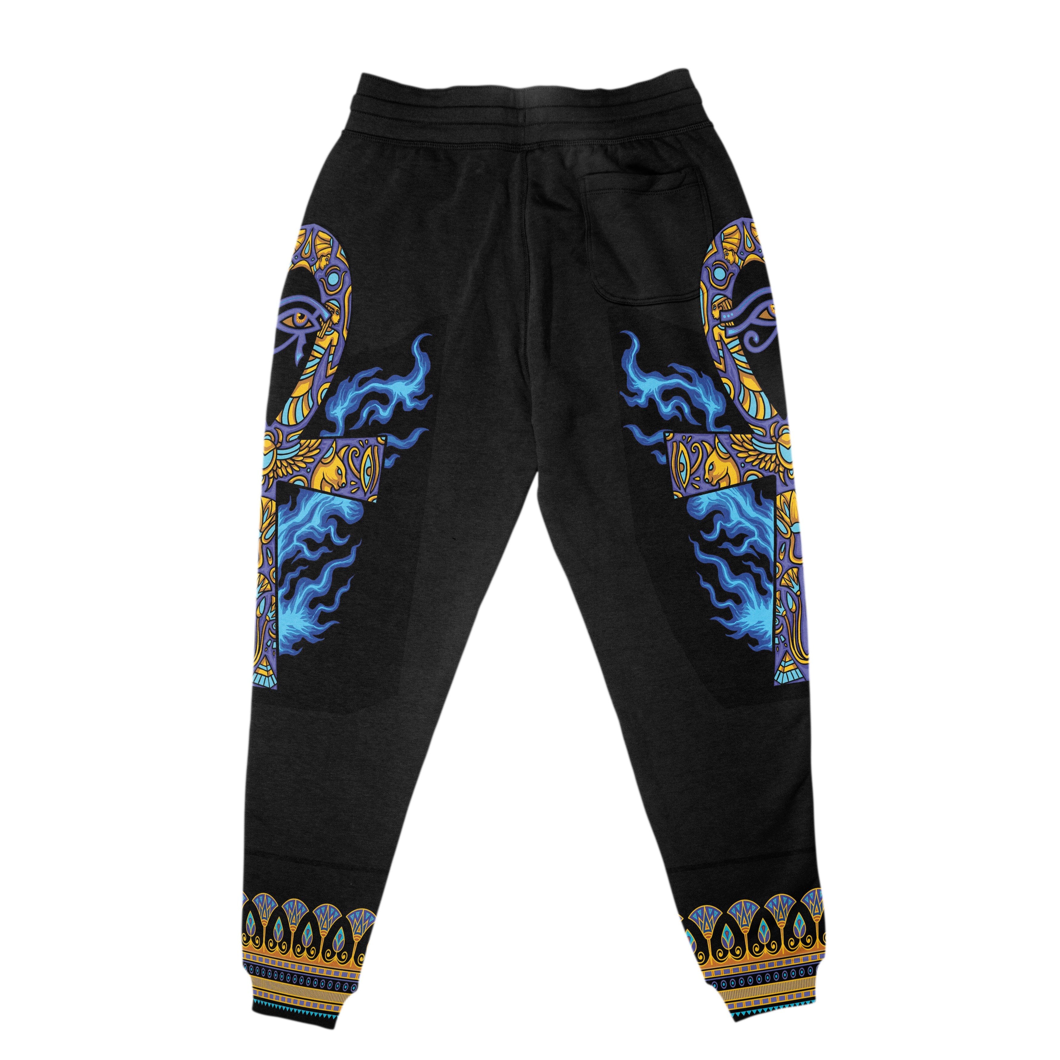 Egyptian Ankh Ft Eye Of Ra Joggers Joggers Tianci 
