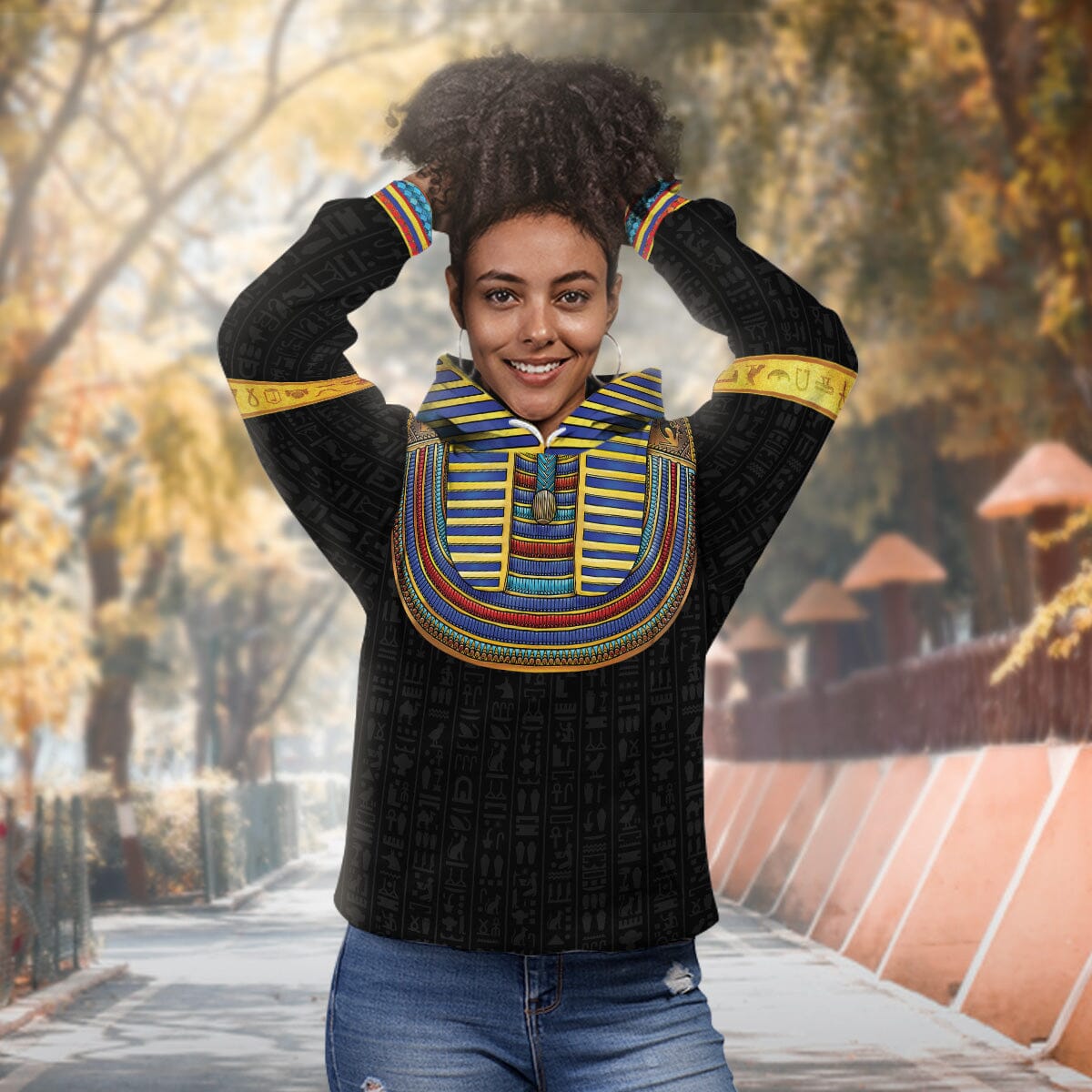 Pharaoh Cosplay All-Over Hoodie Hoodie Tianci 