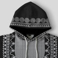 Printed Dashiki Color Black All-over Hoodie Hoodie Tianci 